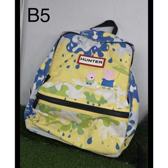 Limited Edition Hunter Peppa Pig Muddy Puddles Backpack B5 - Picture 1 of 7